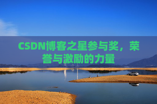 CSDN博客之星参与奖,荣誉与激励的力量